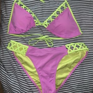 Cut out/criss cross Victoria Secret bikini
